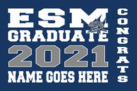 "ESM" Lawn Signs  (single sided) - Personalized with name only