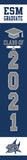"ESM" Window Banners (set of 2) - Front Door Sides