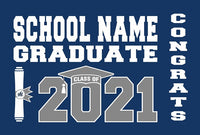 "Any School" Lawn Signs (double sided) - No personalization