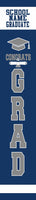 "Any School" Window Banners (set of 2) - Front Door Sides